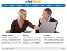Tablet Screenshot of cividesk.com